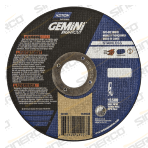 Imagen de DISCO CORTE Y DESBAST. GEMINI-T27 4-1/2"X1/8"X7/8"
