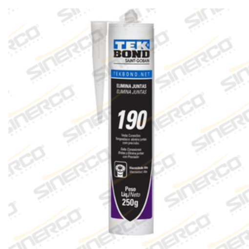 Imagen de SELLADOR DE JUNTAS 190 TEKBOND 250G TUBO APLICADOR PURPURA
