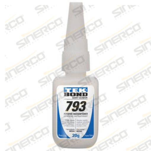 Imagen de ADHESIVO INSTANTÁNEO 793 TEKBOND 20G TUBO APLICADOR A