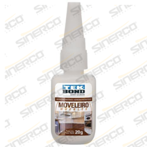 Imagen de ADHESIVO INSTANTÁNEO  TEKBOND MUEBLERO 20G TUBO CAJA C/10 A TRANSPARENTE
