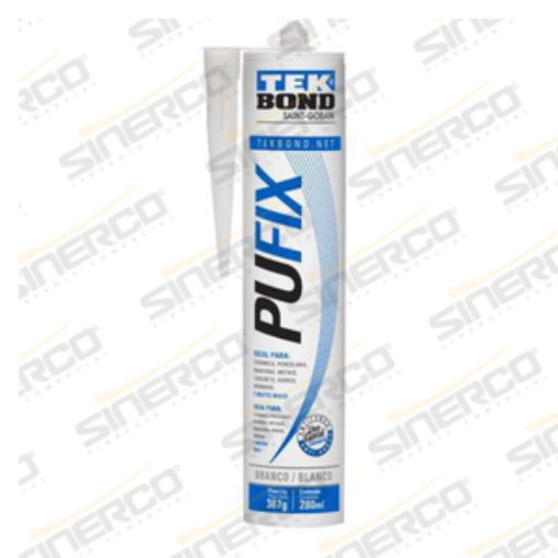 Imagen de SELLADOR POLIURETANO PUFIX TEKBOND 387/280G/ML CARTUCHO BLANCO