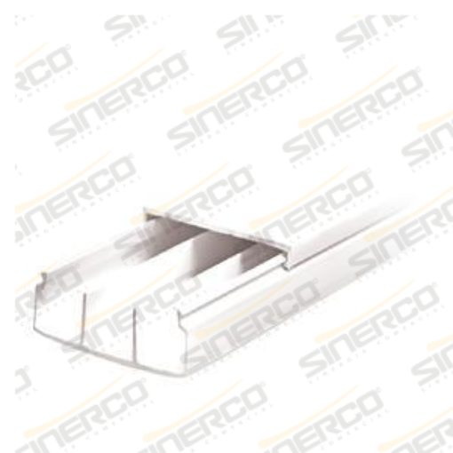 Imagen de CANAL 62X41 2.00 ML BLANCO 3 VIAS PAQ CON 6 PZAS