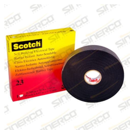 Imagen de SCOTCH 23 CINTA HULE AUTOFUSIONABLE 0.019 X 9.1 M