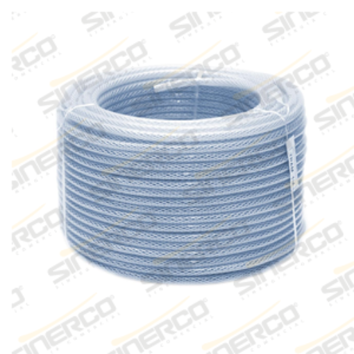Imagen de MANGUERA TRAMADA TRANSPARENTE 1/4" X 100 MTS