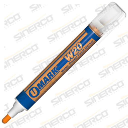 Imagen de MARCADOR W20 U-MARK NARANJA BASE AGUA 10ML