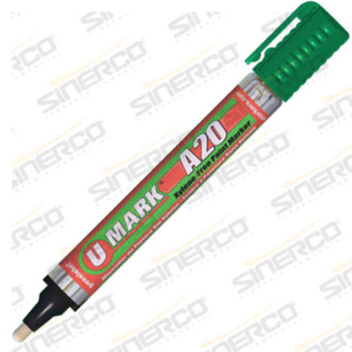Imagen de MARCADOR PARA METAL A20 U-MARK VERDE