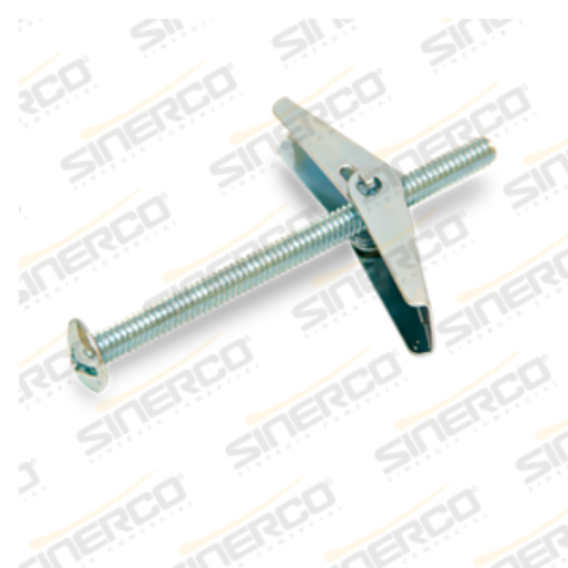 Imagen de SUJETADOR MARIPOSA C/TORNILLO GALVANIZADO 1/4"