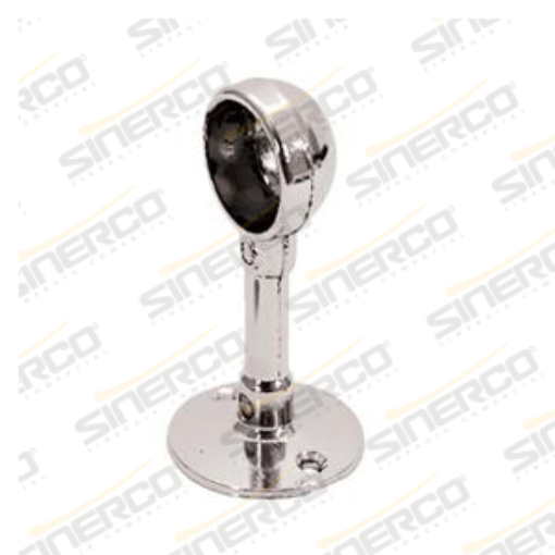 Imagen de SOPORTE CROMADO DE 1" CORTO LATERAL PAQ. C/25 PZAS