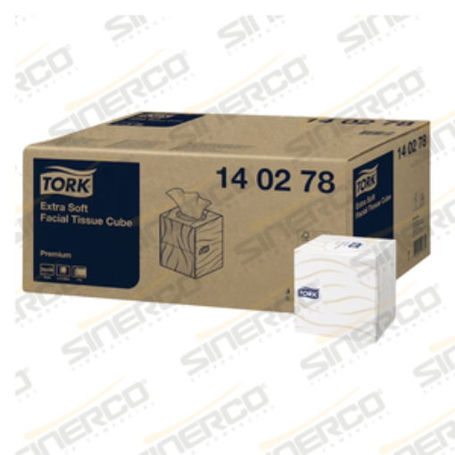 Imagen de TORK PAÑUELOS FACIALES PREMIUM EN CUBO 36 PQ / 94 PZ