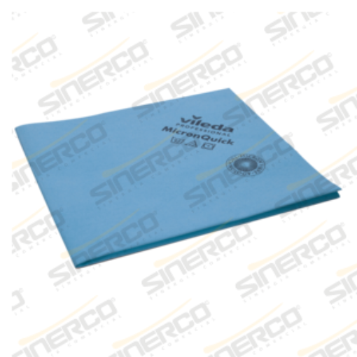 Imagen de VILEDA PRO PAÑOS MICRONQUICK MICROFIBRA 5 PZA AZUL