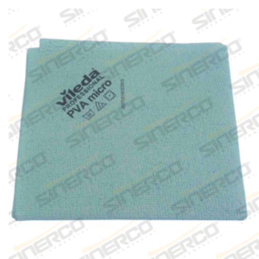 Imagen de VILEDA PRO PAÑOS PVA MICRO MICROFIBRA 5 PZA VERDE