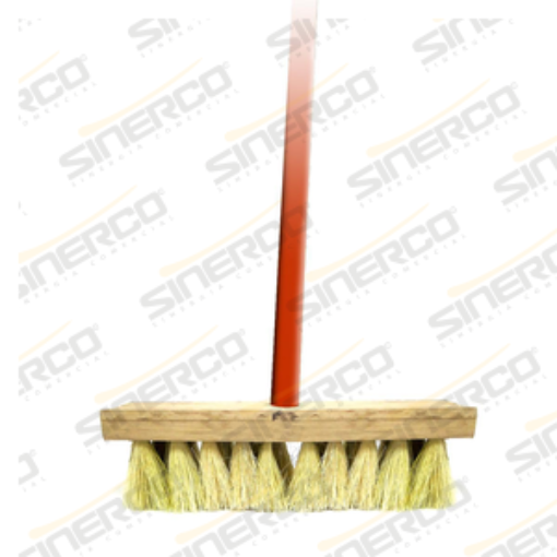 Imagen de CEPILLO IXTLE ARTESANAL 14" R-7/8" CLAS BASTON MET