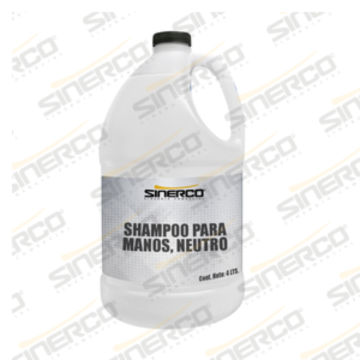 Imagen de SINERCO   SHAMPOO P/MANOS SIN AROMA NEUTRO GALÓN     