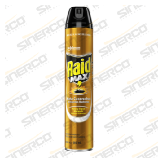 Imagen de INSECTICIDA RAID MAX AEROSOL 400ML