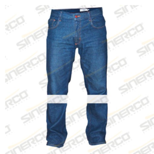Imagen de PANTALON DE MEZCLILLA AZUL 7OZ. C/REFLEJANTE T 42