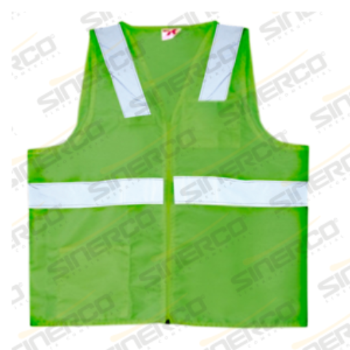 Imagen de CHALECO ALTA VISIBILIDAD VERDE TALLA "XL"
