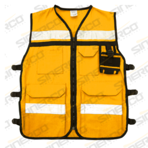 Imagen de CHALECO RESCATISTA DE GABARDINA MANGO XL