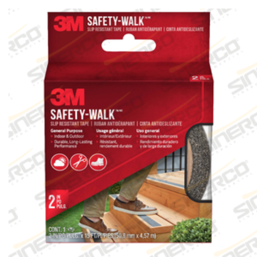 Imagen de 7635NA -3M CINTA SAFETY WALK 0.050X4.5M NEGRO EXT.