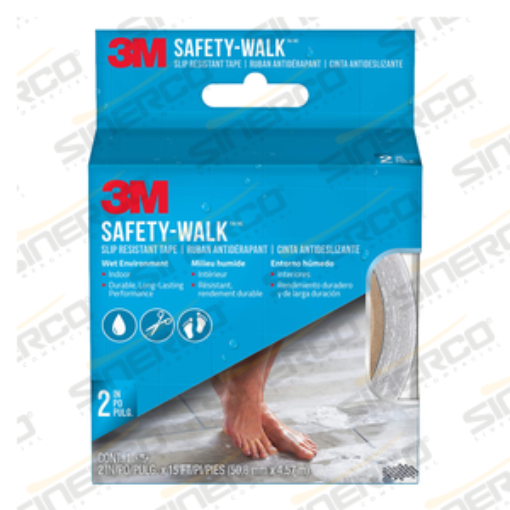 Imagen de 7641NA -3M CINTA SAFETY WALK 0.050X4.5M BAÑO TRANS