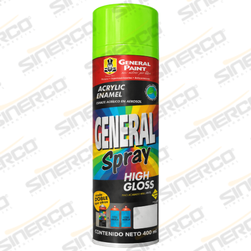 Imagen de PINTURA EN AEROSOL A2701 VERDE FLUORESCENTE        