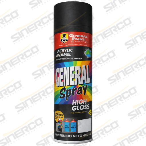 Imagen de PINTURA EN AEROSOL A2694 NEGRO MATE                