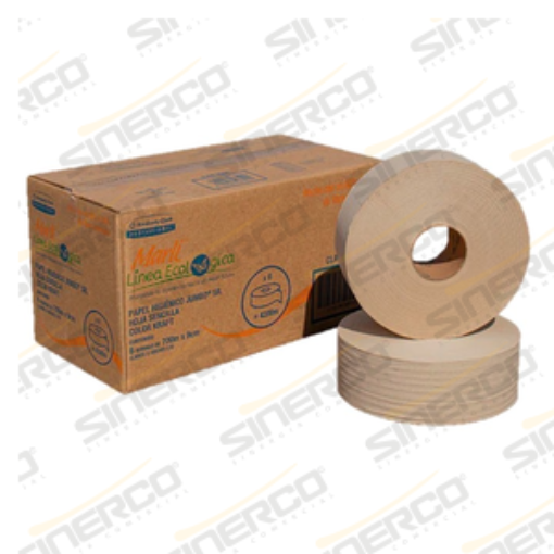 Imagen de KCP 90496 MARLI HIGIENICO JUMBO ECOLOGICO SR 700 M X 9.0 CM  X 6 ROLLOS