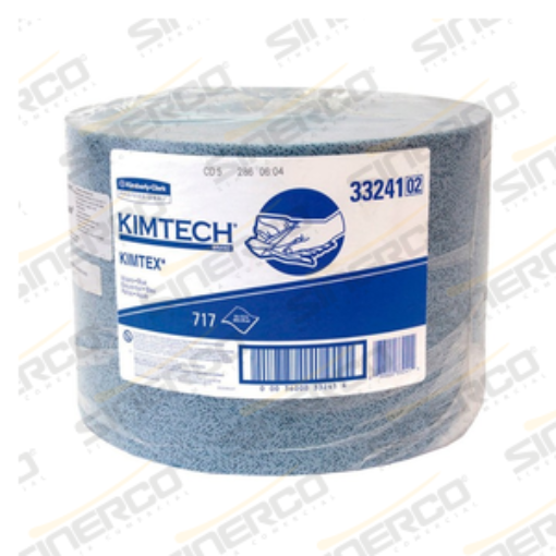 Imagen de KCP 1472 KIMTECH PREP KIMTEX WIPERS JUMBO ROLL PAÑOS AZUL 1 ROLLO CON 717 PIEZAS